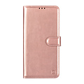 TUNIQ TUNIQ Galaxy A16 5G Book Case hoesje - Pasjeshouder voor 3 pasjes - Magneetsluiting - Hanger - Rose Gold