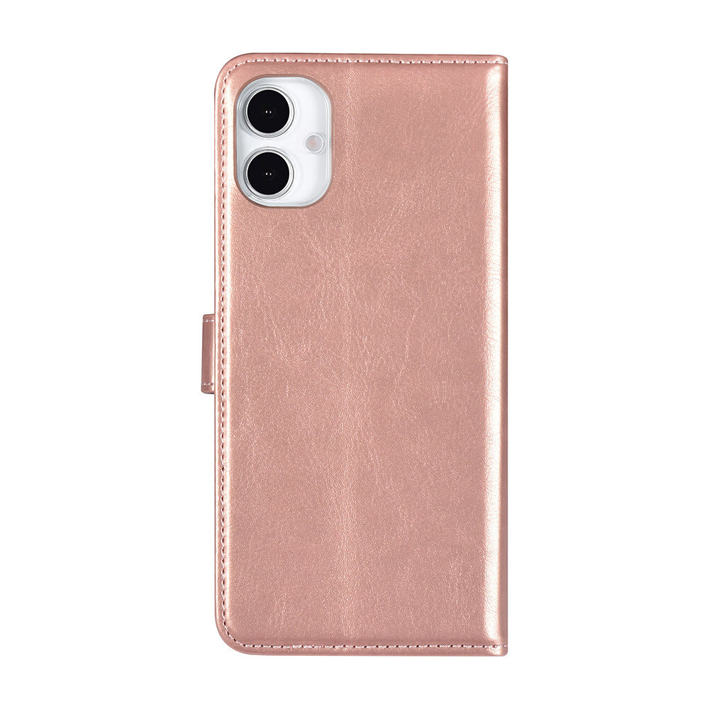 TUNIQ TUNIQ Galaxy A16 5G Book type case - Card holder for 3 cards - Magnetic closure - Hanger - Rose Gold TUNIQ TUNIQ Galaxy A16 5G Book type case - Card holder for 3 cards - Magnetic closure - Hanger - Rose Gold