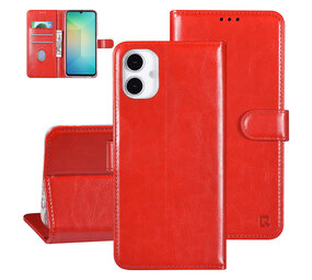 TUNIQ TUNIQ Galaxy A16 5G Book type case - Pasjeshouder - Red TUNIQ TUNIQ Galaxy A16 5G Book type case - Pasjeshouder - Red