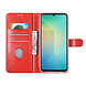 TUNIQ TUNIQ Galaxy A16 5G Book type case - Card holder for 3 cards - Magnetic closure - Hanger - Red TUNIQ TUNIQ Galaxy A16 5G Book type case - Card holder for 3 cards - Magnetic closure - Hanger - Red