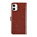 TUNIQ TUNIQ Galaxy A16 5G Book type case - Pasjeshouder - Brown TUNIQ TUNIQ Galaxy A16 5G Book type case - Pasjeshouder - Brown