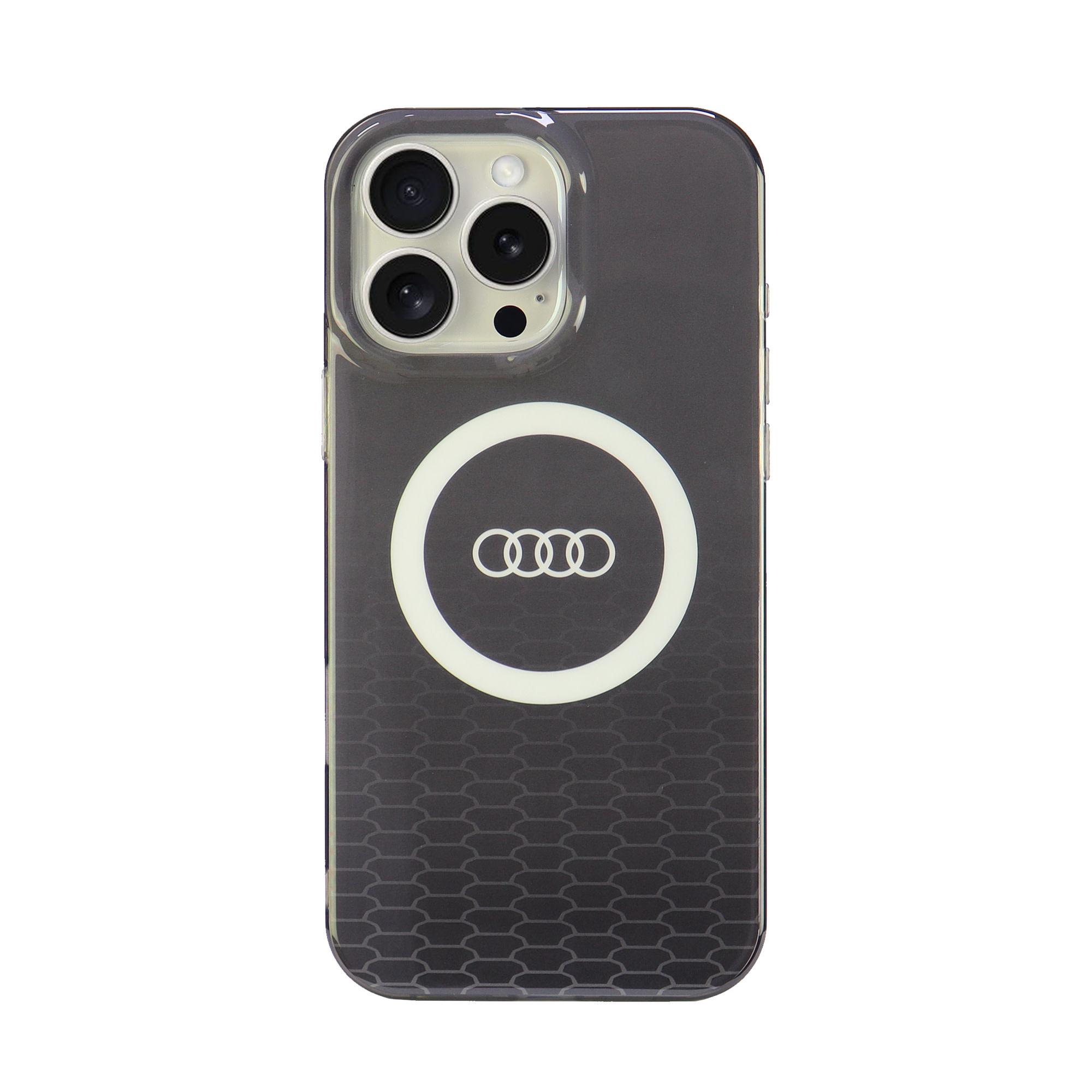 Audi Audi iPhone 16 Pro Max Backcover hoesje IML Q5 - Zwart