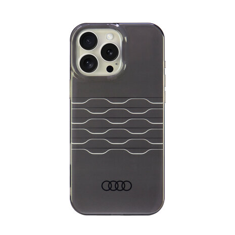 Audi Audi iPhone 16 Pro Max Back cover case - IML A6 - Black Audi Audi iPhone 16 Pro Max Back cover case - IML A6 - Black