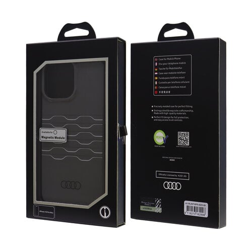 Audi Audi iPhone 16 Pro Max Back cover case - IML A6 - Black