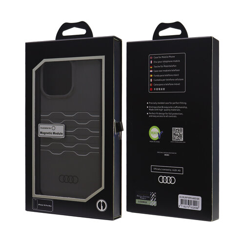 Audi Audi iPhone 16 Pro Max Backcover hoesje IML A6 - Zwart