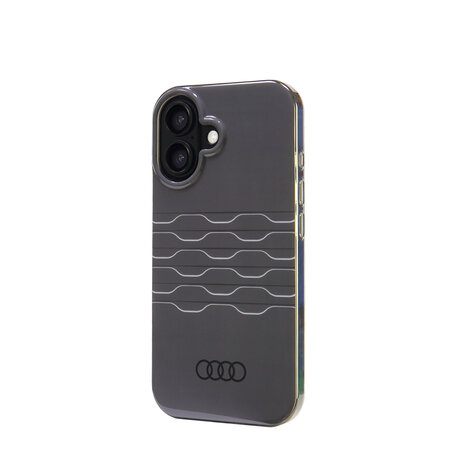 Audi Audi iPhone 16 Back-Cover hul - IML A6 - Schwarz Audi Audi iPhone 16 Back-Cover hul - IML A6 - Schwarz