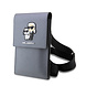 Karl Lagerfeld Karl Lagerfeld 7 inch phone pouchSaffiano K&C NFT - Silver Karl Lagerfeld Karl Lagerfeld 7 inch phone pouchSaffiano K&C NFT - Silver