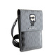 Karl Lagerfeld Karl Lagerfeld 7 inch phone pouch - Monogram - Silber Karl Lagerfeld Karl Lagerfeld 7 inch phone pouch - Monogram - Silber