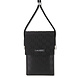 Karl Lagerfeld Karl Lagerfeld 7 inch phone pouch Saffiano mono plaque - Black Karl Lagerfeld Karl Lagerfeld 7 inch phone pouch Saffiano mono plaque - Black