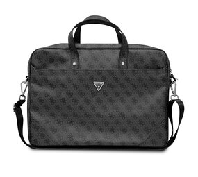 Guess Guess 15 Inch PU Leather Laptop and Tablet Bag4G PU hot stamp - Grey Guess Guess 15 Inch PU Leather Laptop and Tablet Bag4G PU hot stamp - Grey
