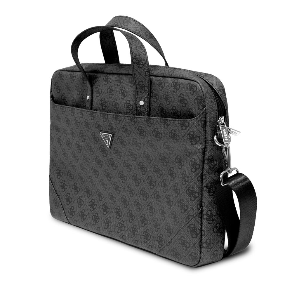 Guess Guess 15 Inch PU Leather Sacoche pour ordinateur portable et tablette 4G PU hot stamp - Gris Guess Guess 15 Inch PU Leather Sacoche pour ordinateur portable et tablette 4G PU hot stamp - Gris