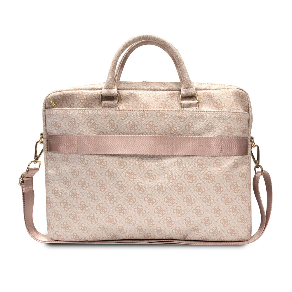 Guess Guess 15 Inch PU-Leder Laptop- und Tablet-Tasche - Big stripes - Rosa Guess Guess 15 Inch PU-Leder Laptop- und Tablet-Tasche - Big stripes - Rosa