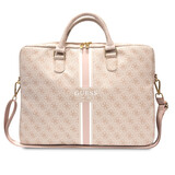 Guess Guess 15 Inch PU Leather Sacoche pour ordinateur portable et tablette - Big 4G stripes - Rose Guess Guess 15 Inch PU Leather Sacoche pour ordinateur portable et tablette - Big 4G stripes - Rose