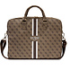 Guess Guess 15 Inch PU Leather Laptop- en Tablettas 4G stripes - Bruin Guess Guess 15 Inch PU Leather Laptop- en Tablettas 4G stripes - Bruin