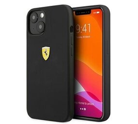 Ferrari Ferrari iPhone 13 Back-Cover hul - Metal Logo - Schwarz Ferrari Ferrari iPhone 13 Back-Cover hul - Metal Logo - Schwarz