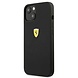 Ferrari Ferrari iPhone 14 & 13 Backcover hoesje - Metal Logo - Zwart Ferrari Ferrari iPhone 14 & 13 Backcover hoesje - Metal Logo - Zwart