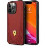Ferrari Ferrari iPhone 13 Pro Back cover coque Stiched - Rouge Ferrari Ferrari iPhone 13 Pro Back cover coque Stiched - Rouge