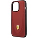 Ferrari Ferrari iPhone 13 Pro Backcover hoesje Stiched - Rood Ferrari Ferrari iPhone 13 Pro Backcover hoesje Stiched - Rood