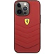 Ferrari Ferrari iPhone 13 Pro Backcover hoesje Quilted - Rood Ferrari Ferrari iPhone 13 Pro Backcover hoesje Quilted - Rood