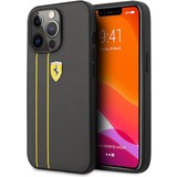 Ferrari Ferrari iPhone 13 Pro Backcover hoesje Stripes - Geel Ferrari Ferrari iPhone 13 Pro Backcover hoesje Stripes - Geel
