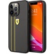 Ferrari Ferrari iPhone 13 Pro Backcover hoesje Stripes - Geel Ferrari Ferrari iPhone 13 Pro Backcover hoesje Stripes - Geel