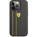 Ferrari Ferrari iPhone 13 Pro Backcover hoesje Stripes - Geel Ferrari Ferrari iPhone 13 Pro Backcover hoesje Stripes - Geel