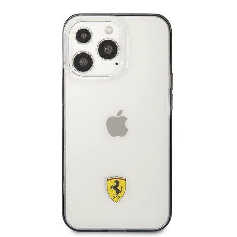 Ferrari Ferrari iPhone 13 Pro Back cover case - Sockproof - Black Ferrari Ferrari iPhone 13 Pro Back cover case - Sockproof - Black