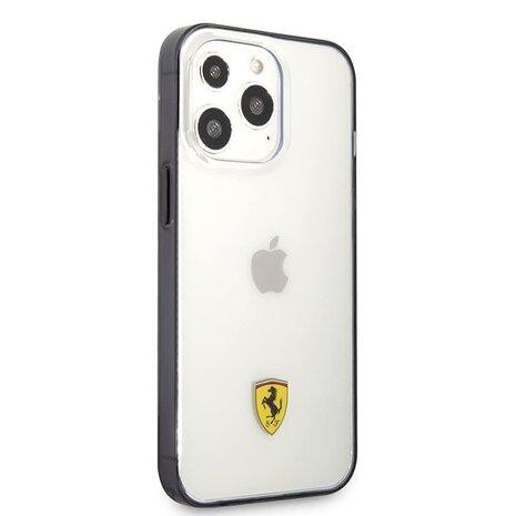 Ferrari Ferrari iPhone 13 Pro Back cover case - Sockproof - Black Ferrari Ferrari iPhone 13 Pro Back cover case - Sockproof - Black