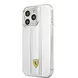 Ferrari Ferrari iPhone 13 Pro Backcover hoesje 3D Stripes - Zilver Ferrari Ferrari iPhone 13 Pro Backcover hoesje 3D Stripes - Zilver