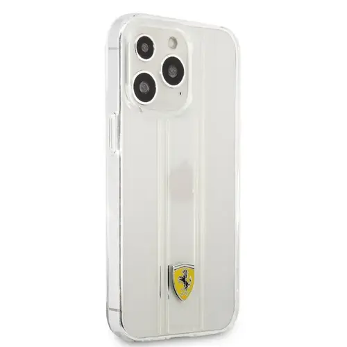 Ferrari Ferrari iPhone 13 Pro Back cover case - 3D Stripes - Transparent