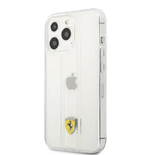 Ferrari Ferrari iPhone 13 Pro Back cover case - 3D Stripes - Transparent