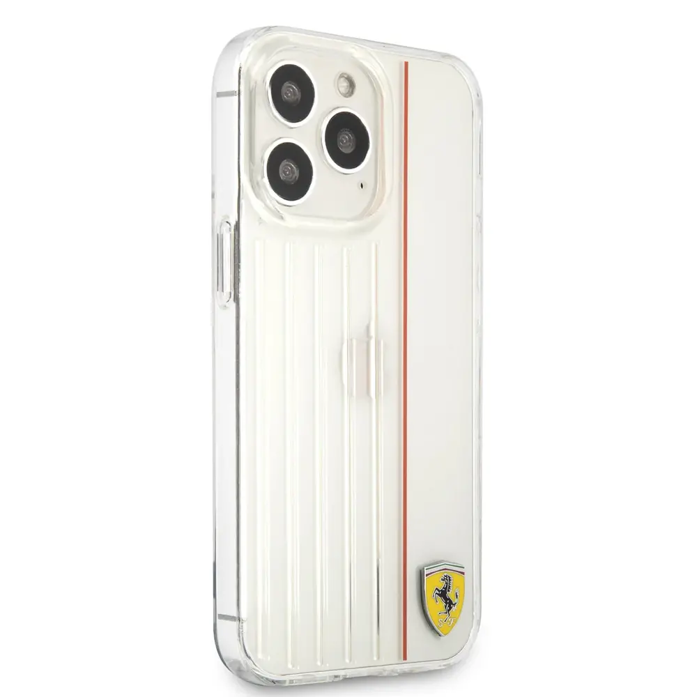 Ferrari Ferrari iPhone 13 Pro Back cover case - 3D Lines - Red Ferrari Ferrari iPhone 13 Pro Back cover case - 3D Lines - Red