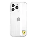 Ferrari Ferrari iPhone 13 Pro Backcover hoesje 3D Lines - Zwart