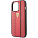 Ferrari Ferrari iPhone 13 Pro Backcover hoesje Central Stripe - Rood Ferrari Ferrari iPhone 13 Pro Backcover hoesje Central Stripe - Rood