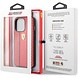 Ferrari Ferrari iPhone 13 Pro Backcover hoesje Central Stripe - Rood Ferrari Ferrari iPhone 13 Pro Backcover hoesje Central Stripe - Rood