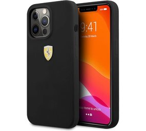 Ferrari Ferrari iPhone 13 Pro Back cover case - Metal Logo - Black Ferrari Ferrari iPhone 13 Pro Back cover case - Metal Logo - Black