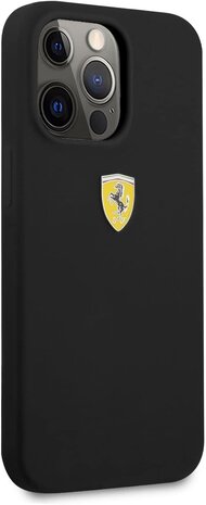 Ferrari Ferrari iPhone 13 Pro Back cover coque Metal Logo - Noir Ferrari Ferrari iPhone 13 Pro Back cover coque Metal Logo - Noir