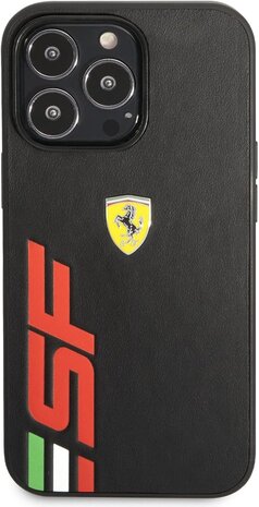 Ferrari Ferrari iPhone 13 Pro Backcover hoesje SF Logo - Zwart Ferrari Ferrari iPhone 13 Pro Backcover hoesje SF Logo - Zwart