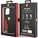 Ferrari Ferrari iPhone 13 Pro Backcover hoesje SF Logo - Zwart Ferrari Ferrari iPhone 13 Pro Backcover hoesje SF Logo - Zwart
