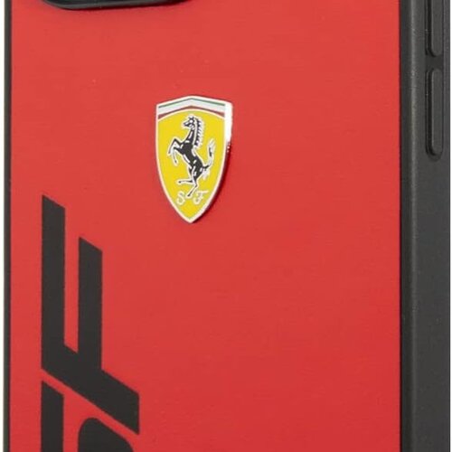 Ferrari Ferrari iPhone 13 Pro Backcover hoesje SF Logo - Rood