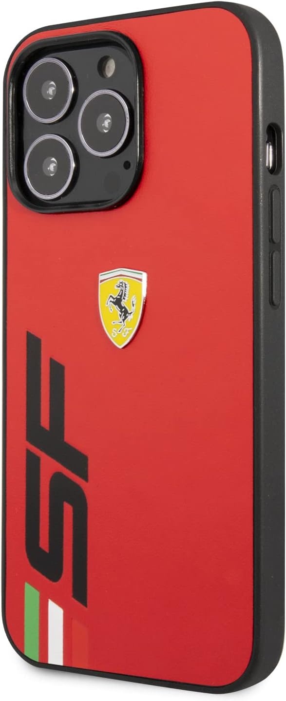 Ferrari Ferrari iPhone 13 Pro Backcover hoesje SF Logo - Rood, foto 2 van 4