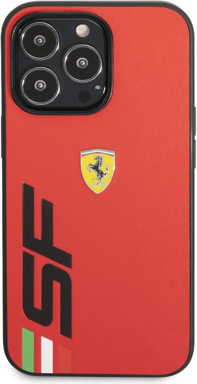 Ferrari Ferrari iPhone 13 Pro Backcover hoesje SF Logo - Rood, foto 3 van 4