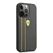 Ferrari Ferrari iPhone 13 Pro Max Back cover case - Lines Grey - Yellow Ferrari Ferrari iPhone 13 Pro Max Back cover case - Lines Grey - Yellow