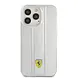 Ferrari Ferrari iPhone 13 Pro Max Back cover coque 3D Stripes - Argent Ferrari Ferrari iPhone 13 Pro Max Back cover coque 3D Stripes - Argent