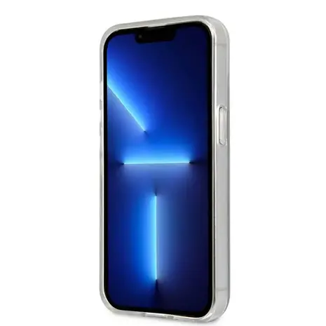 Ferrari Ferrari iPhone 13 Pro Max Back cover coque 3D Stripes - Argent Ferrari Ferrari iPhone 13 Pro Max Back cover coque 3D Stripes - Argent