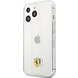 Ferrari Ferrari iPhone 13 Pro Max Back cover coque 3D Stripes - Transparent Ferrari Ferrari iPhone 13 Pro Max Back cover coque 3D Stripes - Transparent