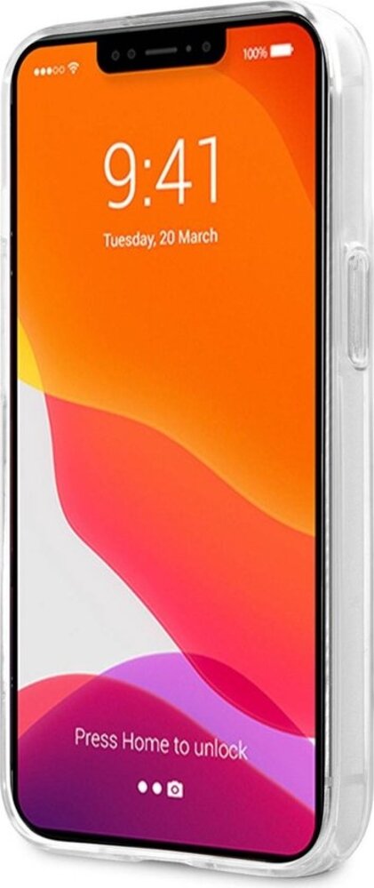 Ferrari Ferrari iPhone 13 Pro Max Backcover hoesje 3D Stripes - Transparant Ferrari Ferrari iPhone 13 Pro Max Backcover hoesje 3D Stripes - Transparant