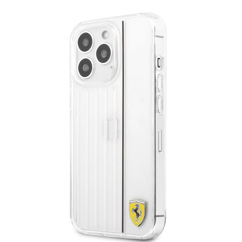 Ferrari Ferrari iPhone 13 Pro Max Backcover hoesje 3D Lines - Zwart, foto 4 van 6