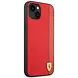 Ferrari Ferrari iPhone 14 Back-Cover hul - Carbon - Rot Ferrari Ferrari iPhone 14 Back-Cover hul - Carbon - Rot