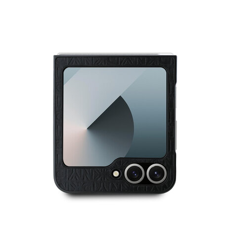 DKNY DKNY Samsung Galaxy Z Flip 6 Repeat Pattern Stack Logo - Black DKNY DKNY Samsung Galaxy Z Flip 6 Repeat Pattern Stack Logo - Black